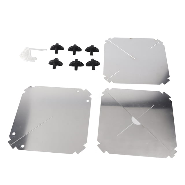 10 reflectores de radar octaédricos de aluminio de 12 x 12 pulgadas para veleros y lanchas motoras.