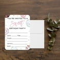 thumbnail image 4 of Koyal Wholesale Donut Birthday Paper Invitations for Kids, 1st Birthday, Blank Cards with Envelopes, 24-Pack, 4 of 5