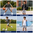 thumbnail image 3 of Boys' Active Shorts - 4 Pack Athletic Performance Gym Shorts (8-18), 3 of 7