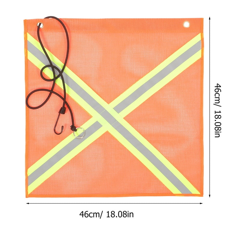 Safety Flag Hanging Decorative Flag Safety Flags for Trucks Night Safety Flags Signal Flags Car Flag