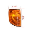 thumbnail image 3 of Pair Amber Corner Light Turn Signal Cover Left Right For Mercedes E-Class W124 1985-1995 Driver Passenger Side, 3 of 8