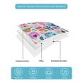 thumbnail image 5 of Colorful Spring Floral Twin Size Down Alternative Comforter, Lightweight Comforter Quilt Bedding Set with Pillow Shams Summer Botanical Cactus All Seasons Bed Comforter Duvet Insert 68"x86", 5 of 7