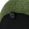 thumbnail image 5 of Nest 19.5" Low Round Upholstered Ottoman, Moss Green, 5 of 7
