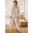 thumbnail image 5 of Woman Within Plus Size Long-Sleeve Pointelle Cardigan Sweater, 5 of 6