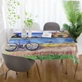 thumbnail image 6 of GZHJMY Lighthouse Rectangle Tablecloth, Waterproof Stain Wrinkle Resistant Washable Polyester Table Cover for Picnic Dinner Holiday Kitchen Party Decor, 60 x 120 in Home Decor, 6 of 7