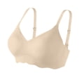 thumbnail image 6 of Supportive Wireless Bra - Full Coverage Non-Padded Bralette, Comfortable Everyday Wear | Hontri | Comfort Bra for Women Wireless Bras for Women Full Coverage (White | L), 6 of 6