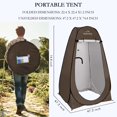 thumbnail image 2 of Carpa de ducha plegable Your Choice para privacidad, 190 x 190 x 190 cm, 2 of 6