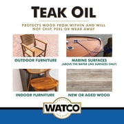 Watco Teak Oil-A67141, Quart