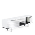 thumbnail image 2 of MinimaDecor Colosseo 63" L, TV Stand for Up to 70" TVs, Wood, Black & White Finish, 2 of 7