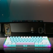 E-YOOSO 60% Mechanical Keyboard, Red Switch Gaming Wired Keyboard with RGB Backlit, Ultra-Compact 60 Percent Computer Keyboard for Windows, Mac OS