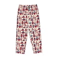 thumbnail image 4 of Naloa Rocket Pattern Print Women’s Ultra-Soft Comfy Pajama Lounge Pants with Pockets & Drawstring, 4 of 8