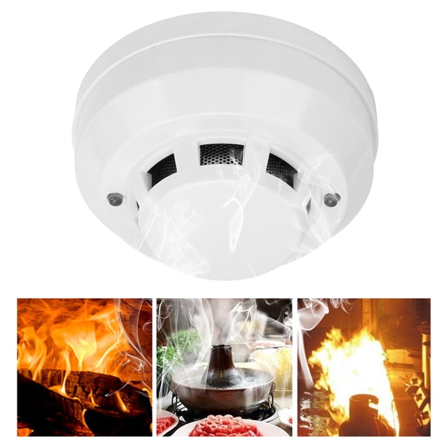 Detector de Humo, alarma de incendio con cable 9-24V para restaurante para centros comerciales para pasillos