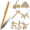 thumbnail image 2 of Decompression Magnetic Pen, Magnets DIY Toys,Fidget Toys, Magnetic Sculpture Building Blocks, Desktop Sculpture Toys,Intelligence Learning and Stress, 2 of 4