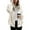 White, variant on Tejiojio Jackets Clearance Fashion Women Warm Long Sleeve Casual Solid Zipper Hooded Coat Blouse