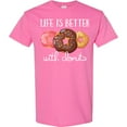 thumbnail image 3 of Inktastic Life is Better with Donuts T-Shirt, 3 of 5