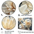 thumbnail image 3 of Designart "Mosaic Delight: Blue And White Chrysanthemums" Chrysanthemums Floater Framed Canvas Prints, 3 of 5
