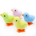 thumbnail image 2 of Juguete de peluche de simulación de pollo con mecanismo de relojería y pollo saltador, juguete nostálgico para niños, 2 of 5
