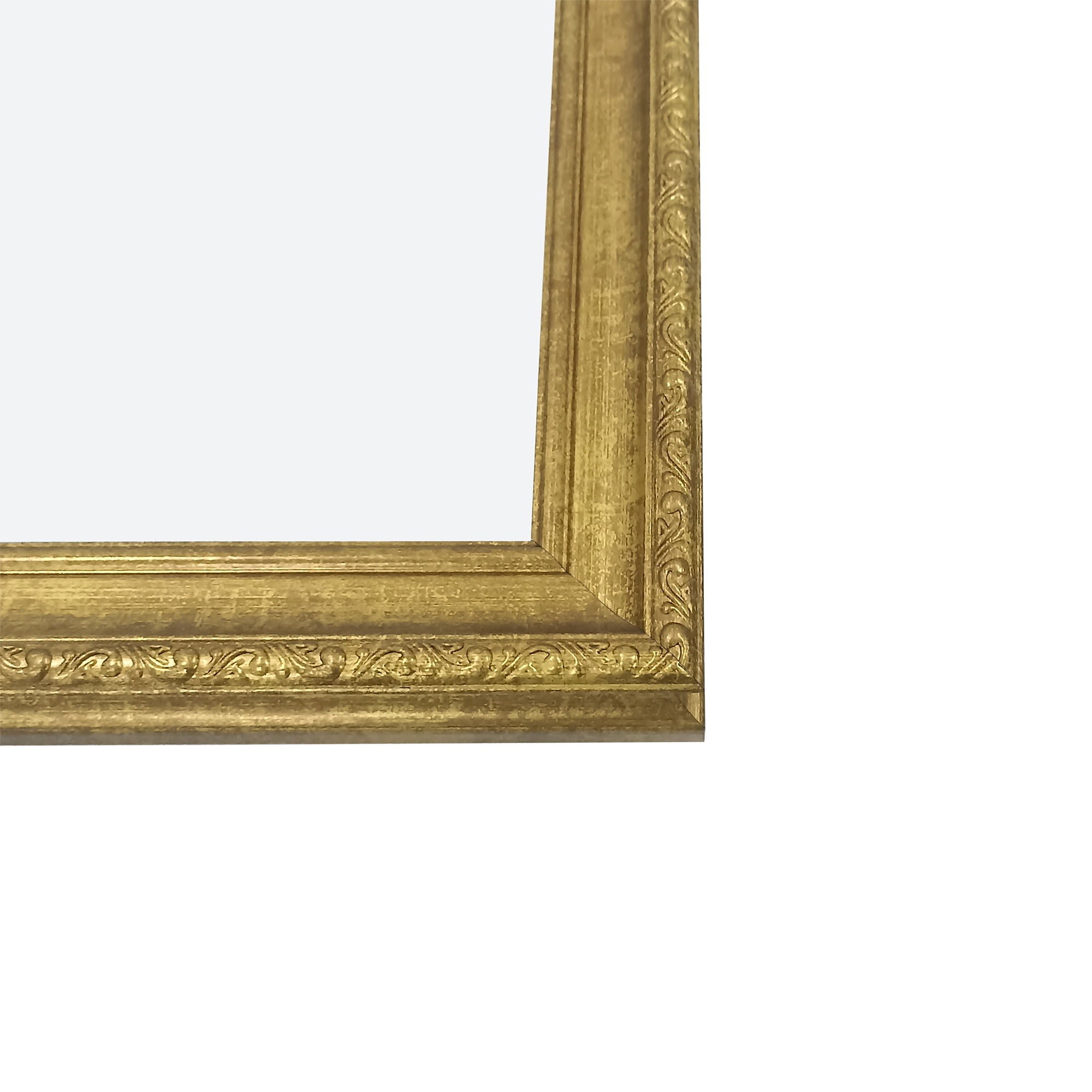 My Texas House Antique Gold Cheval Floor Mirror, 21 in x 64 in