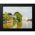 thumbnail image 2 of Monet, Claude 14x12 Black Modern Framed Museum Art Print Titled - Houses on the Achterzaan, 2 of 5