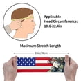 thumbnail image 4 of Rateoe American Astronaut Runs Forward Pattern Sports Headbands ,Moisture Wicking Workout Headband, Sweatband Headbands for Running,Cycling,Yoga,Hairband for Women and Men, 4 of 9