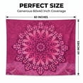 thumbnail image 6 of XaaKee Wall Tapestry, Psychedelic Decor Monochrome Magenta Large Wall Tapestry, High-Quality Polyester Tapestry For Bedroom And Studio, 60x40Inch, 6 of 9