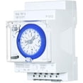 thumbnail image 1 of SUL181d 24-Hour Mechanical Timer, 30-Minute Intervals Time Switch Relay Electrical Programmable Timer 24 hour Din Rail Timer Switch with 96 Times Off or On Time Set, 1 of 8