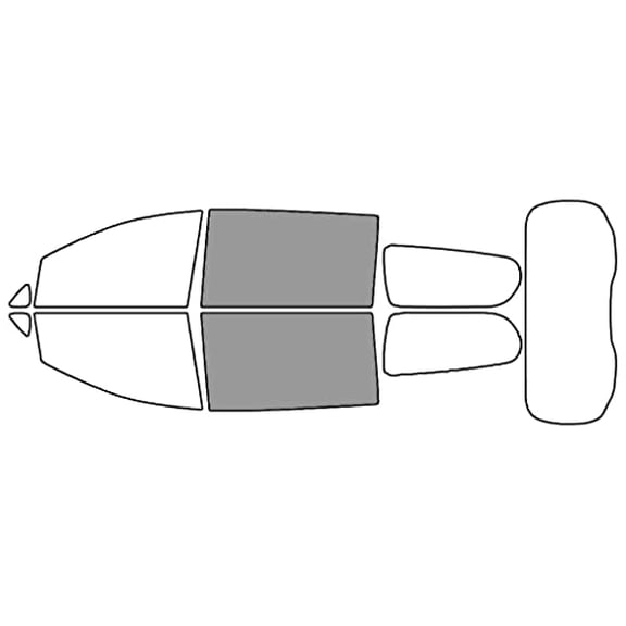 Avery Dennison NR Nano Ceramic IR Window Tint Kit Compatible with Chrysler Voyager 2020-2023 - Back