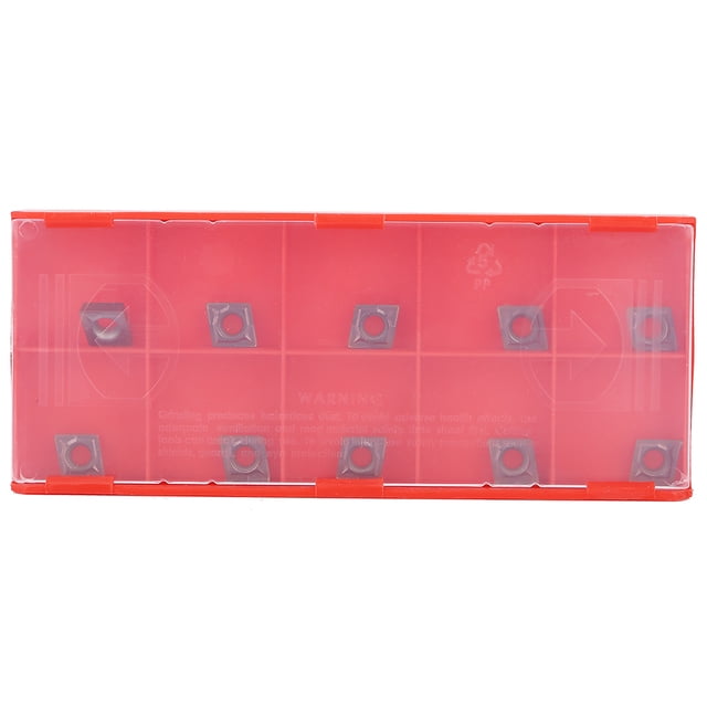 Inserto de carburo CNC, 10 piezas CCMT060204 VP15TF Carburo CCM VT Hoja de carburo CNC Artesanía superior