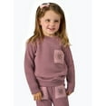 thumbnail image 3 of Modern Moments by Gerber Toddler Girl Sweatshirt with Flare Leg Pan Outfit Set, Sizes 12M-5T, 3 of 15