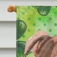thumbnail image 3 of Red Staffie Bull Terrier St. Patricks House Flag, 3 of 4