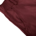 thumbnail image 6 of Hiking Shorts for Women Lightweight Elastic Waist Knee Length Cargo Shorts Golf Casual Summer Bermuda Short Wine 2XL, 6 of 6