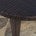 thumbnail image 5 of Shaw Outdoor 7 Piece Wicker Oval Dining Set with Cushions, Multibrown, Light Brown, 5 of 9