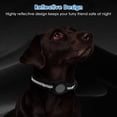 thumbnail image 5 of Baoyemes Dog Tracker Collar with Tracker(Only IOS),Reflective & Waterproof Adjustable Dog Collar, Secure Fit for Small Medium Large Dogs, Durable Nylon Pet Collar, Durable Nylon Design(Black L), 5 of 8