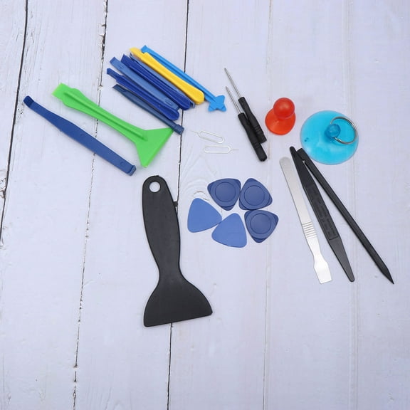 FOLOYORI 25Pcs Electronic Repair Tools Set Assorted Color Steel Plastic For Mobile Phone Lcd Screen Fixing Device