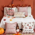thumbnail image 6 of Fall Pillow Covers 20x20 Set of 4 for Fall Decor Happy Fall Pumpkin Throw Pillow Covers Decorative Throw Pillows Farmhouse Thanksgiving Decorations Autumn Cushion Case for Couch, 6 of 6