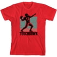 thumbnail image 3 of "Touchdown" Football Sports Youth Red Crew Neck Short Sleeve Tee-XXL, 3 of 4