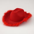thumbnail image 3 of Chapeau Bob pour Tenue Décontractée avec Style à Grand Bord Occidental pour Fêtes et Concerts, 3 of 4