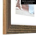 thumbnail image 5 of ArtToFrames 5x27 inch Real Reclaimed Light Brown Barnwood Picture Frame, Brown Wood Poster Frame (4813), 5 of 8