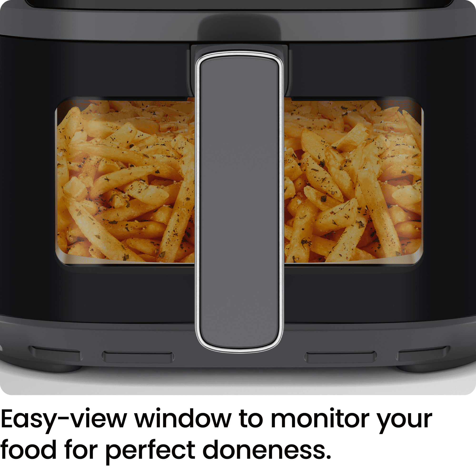 Open Box Chefman TurboFry® Touch 4-Qt Easy-View Air Fryer w/ 4 Cooking Presets and 450°F Hi-Fry Button - Gray