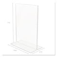 thumbnail image 5 of Deflecto Classic Image Double-Sided Sign Holder, 5" x 7" Insert, Clear, 5 of 8