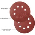 thumbnail image 4 of Disques de Ponçage Polyvalents pour Art et Menuiserie, Attache à Crochets et Boucles, Applications Multiples, 100 Pcs (125Mm), 4 of 8