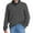 Grey, variant on Male Spring And Autumn Solid Color Knitted Wool Long Sleeve Sweater Zipper Top Men Tan Wool Coat