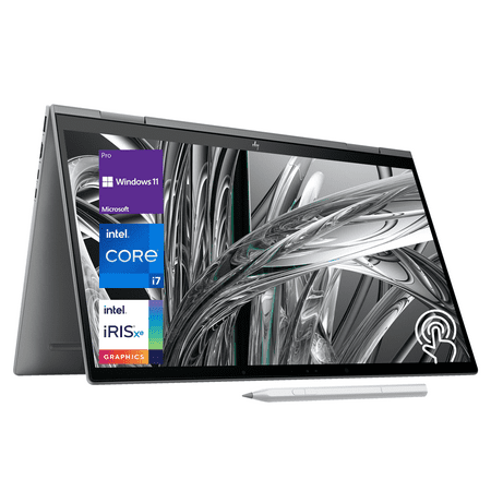 HP Newest Envy 2-in-1 Business Laptop, 15.6” Touchscreen Display, Intel Core i7-1355U, 64GB RAM, 2TB SSD, Wi-Fi 6, Backlit KB, Windows 11 Pro, Stylus Pen