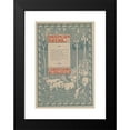 thumbnail image 2 of Will Bradley 14x18 Black Modern Framed Museum Art Print Titled - Harper's Bazar, Christmas A.D. Mdcccxcv (1895), 2 of 5