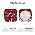 thumbnail image 6 of Uemuo Christmas Tree Buffalo Plaid Pattern Waterproof Square Couch Cushion Covers, Magic Sofa Covers Washable, Stretch Sofa Seat Cushion Slipcovers, 6 of 9