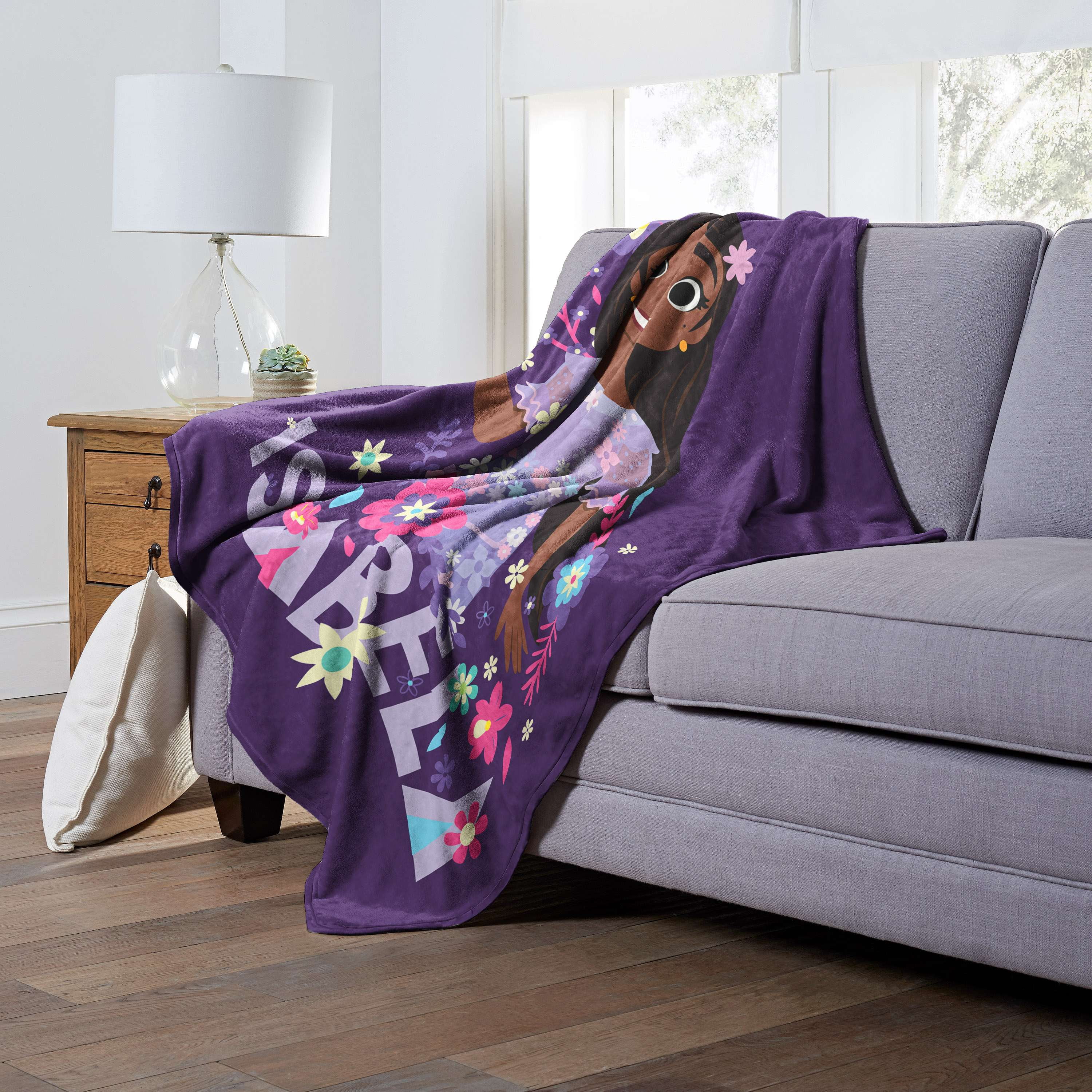 Disney Encanto Throw Blanket, "Isabela", Silk Touch, 50" x 60", 1 each