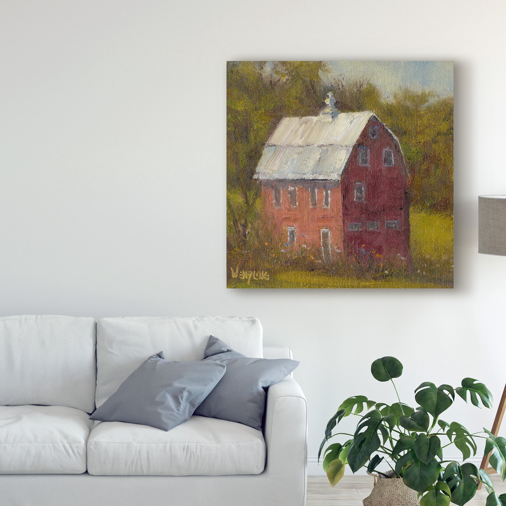 Country Road I' Canvas Art by Marilyn Wendling