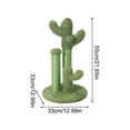 thumbnail image 3 of Cactus Cat Scratching Post, Natural Sisal Scratch Pole for Indoor Cats, Stylish & Functional Home Decor, 3 of 7