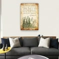 thumbnail image 3 of Deuteronomy 31 6 Wall Art Be Strong and Courageous Scripture Poster Nature Print Kitchen Vertical Canvas Paintings for Living Room, 3 of 6