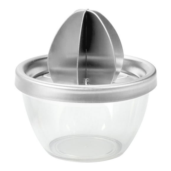 Exprimidor de cítricos de naranja, acero inoxidable 304 sin semillas con herramienta de taza incorporada colador Exprimidor de mano portátil